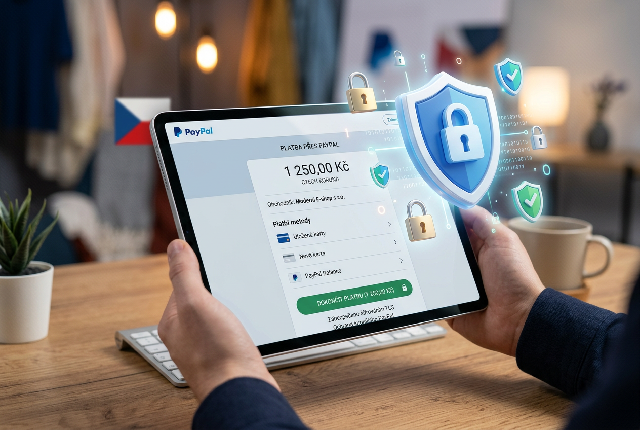 Moderní rozhraní PayPal platby v online kasinu s prvky kybernetické bezpečnosti